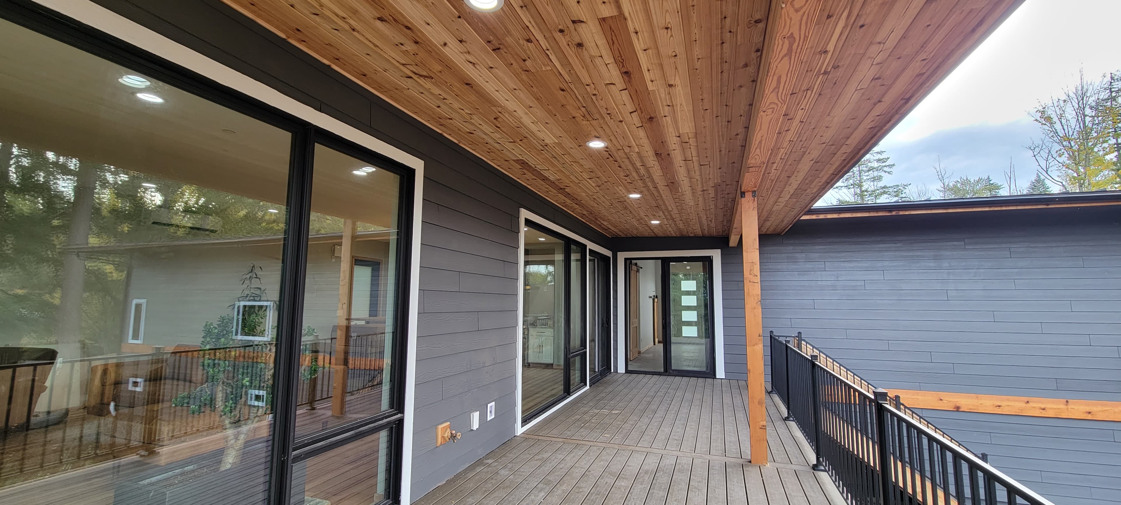 a covered deck